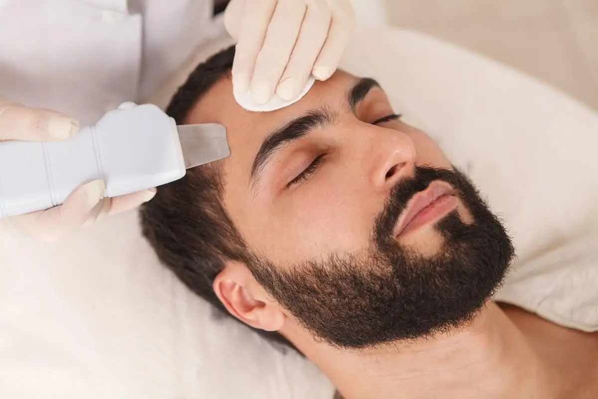 Limpieza facial para hombres